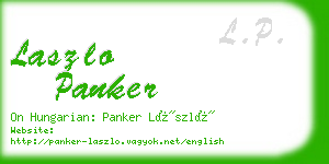 laszlo panker business card